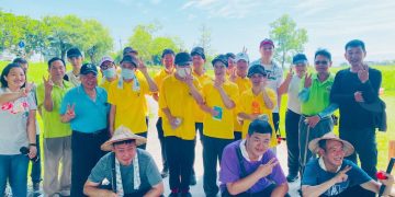 克服障礙勇敢揮桿 蘭智率心障學員完成人生首賽