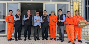 中部海巡之友來相伨 春節前夕慰勞苗中彰